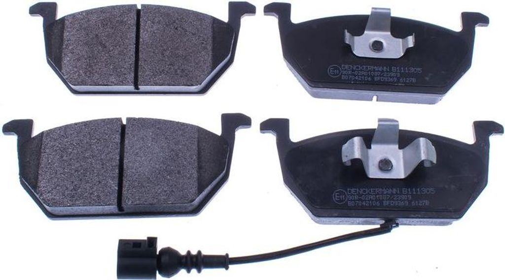 DENCKERMANN B111305 Bremsbelagsatz, Scheibenbremse OE 5Q0698151C kompatibel mit A3 8V, Leon, Octavia, Golf VII