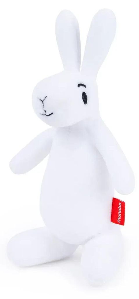 Plüschtier Kaninchen Bobek 20cm weiß – Kuscheltier für Babys, Plüschhase Geschenk