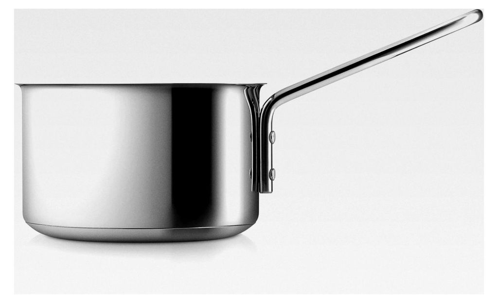 Eva-Trio | Kasserolle 1,1 l | Keramisch | Hitzebeständig bis 400 ̊C | Edelstahl mit Keramik