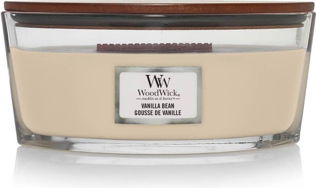 Woodwick Vanilla Bean Duftkerze 453,6 g Produktbild 3