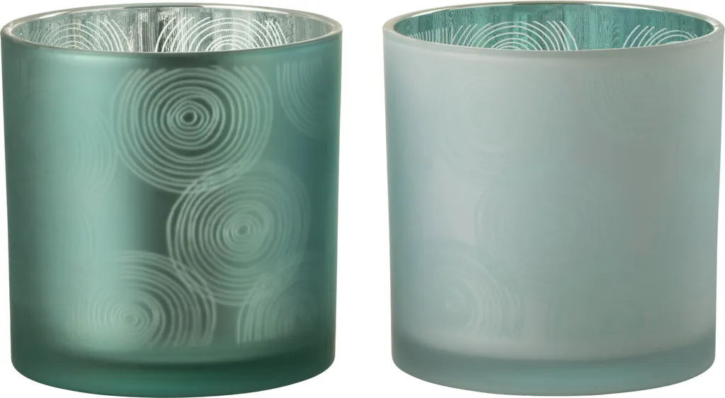 Créez une Ambiance Cosy avec le Lot de 2 Lanternes J-Line Verre Spirale