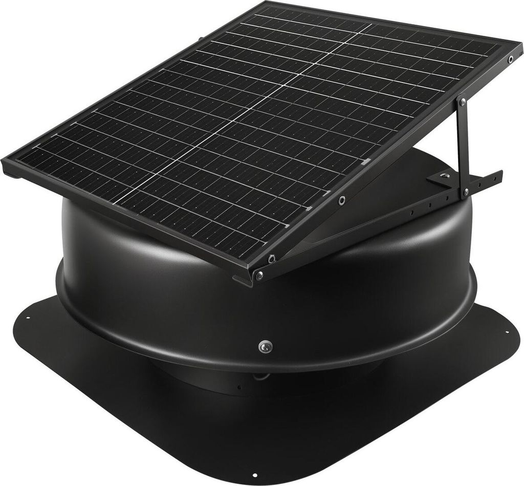 Solar-Dachboden-Abluftventilator 50 W mit intelligenter Thermostat-Fernbedienung