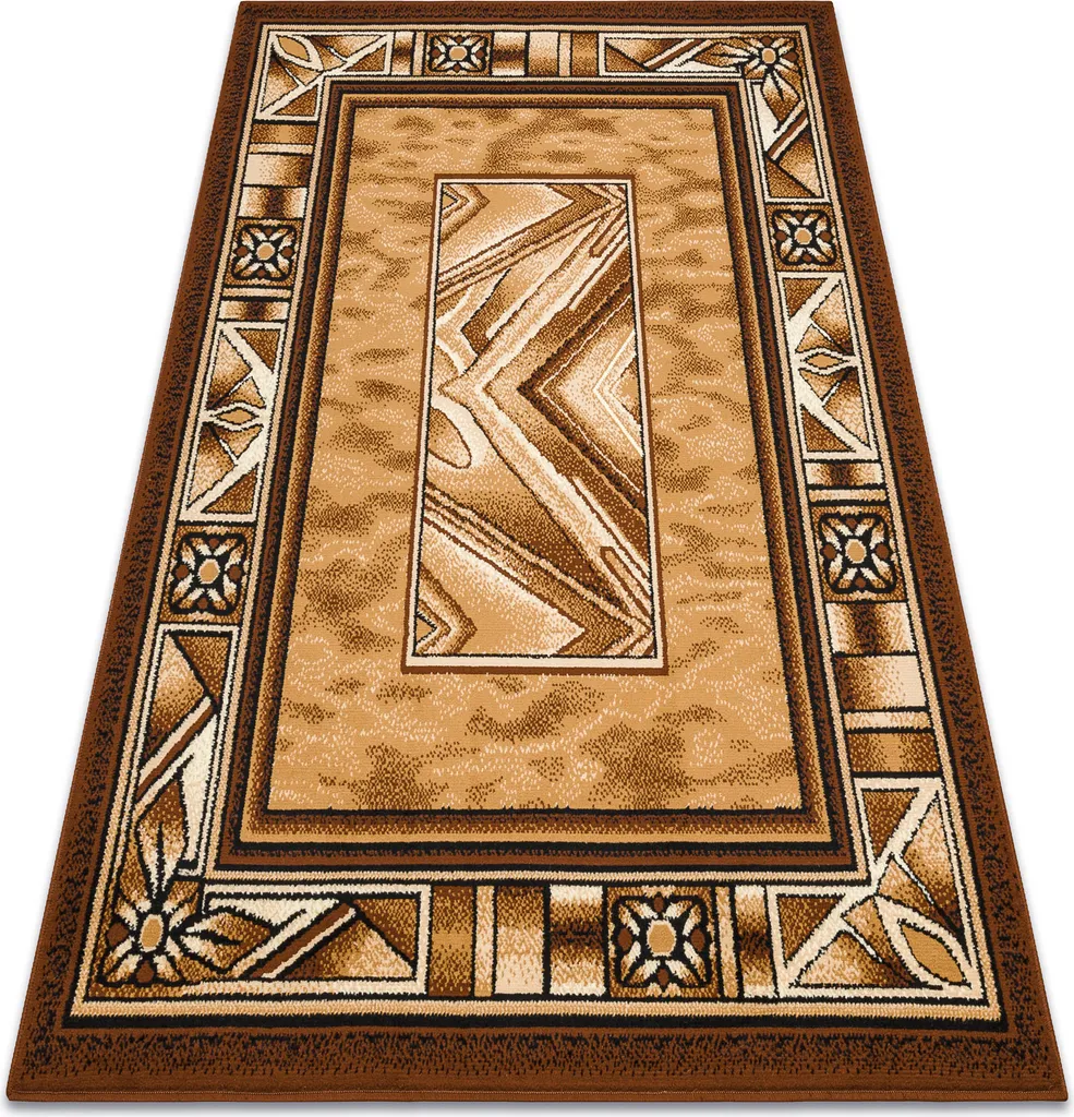 Tapis Grande Taille 240x340 cm pour Salon Chic - Morad OPAL Beige
