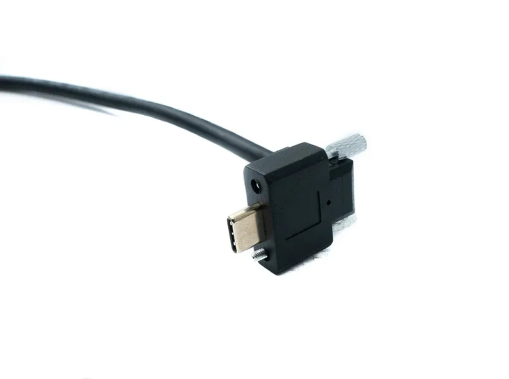 Cavo USB 3.1 Tipo C A 2.0 A 30cm Angolato 180° Nero - System-S, Ricarica Veloce