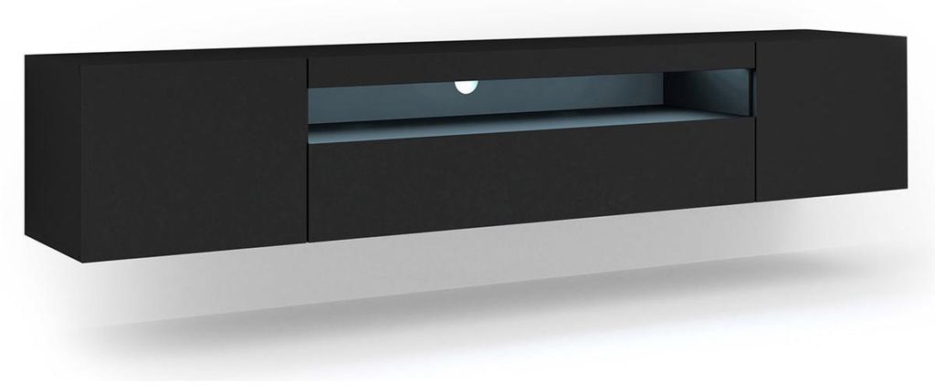 Lowboard TV Armoire Aura 200 cm Suspendue ou posée Image du produit 