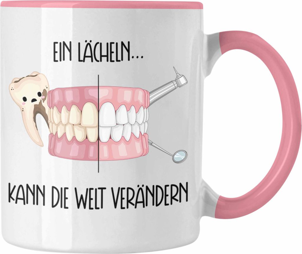 Trendation - Ein Lächeln Kann Die Welt Verändern Tasse Produktbild 