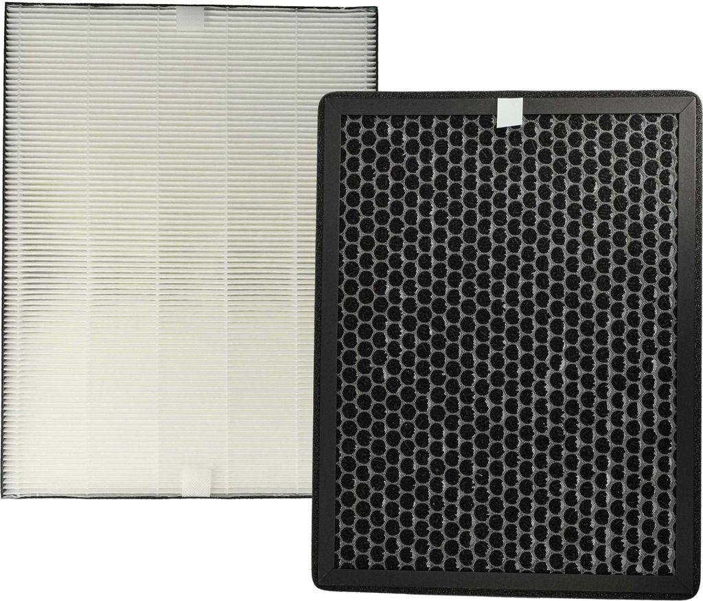 vhbw 2-teiliges Filter-Set Ersatz für Philips FY2422/30 für Luftreiniger - HEPA-Filter, Aktivkohlefilter