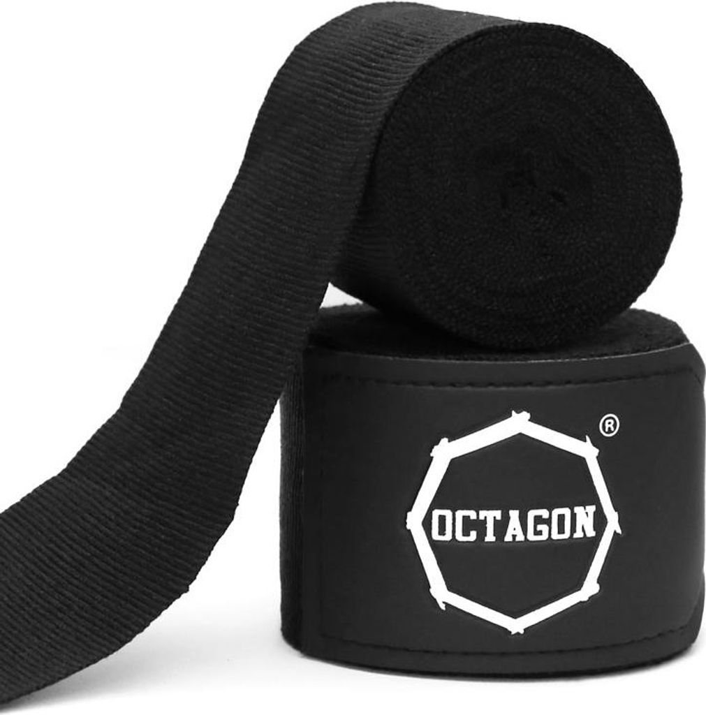 Octagon Boxbandagen Fightgear Supreme Bedruckt Schwarz 3m