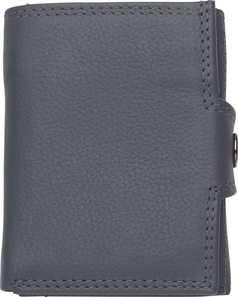 Josephine Osthoff Slim Wallet mit Münzfach Herren echt Leder mit RFID Schutz Geldeutel Damen kleine Geldbörse Kartenetui Portemonaie (203)