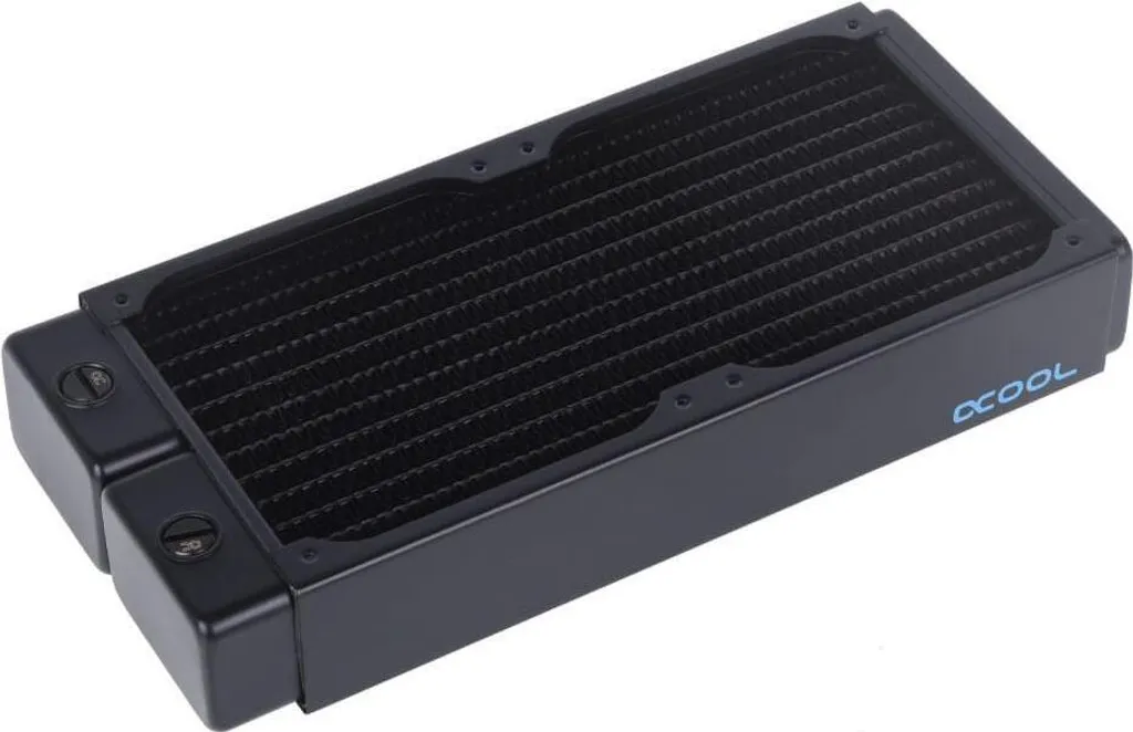Bloc de refroidissement liquide 12cm transparent Alphacool 11992 noir