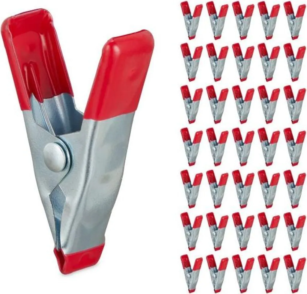 Fornitura 36 Clip per Parrucchieri | Snap Clip Acciaio e Silicone