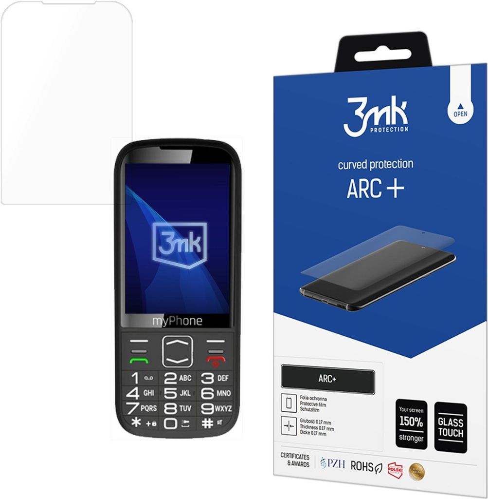 3mk Display Schutzfolie ARC+ für MyPhone Halo 4 LTE 0,17mm Self-Heal
