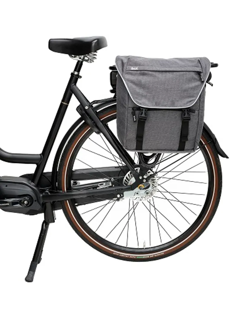 Sacoche Vélo Beck Sporty Single Grau - Sac Arrière Individuel Gris 17L