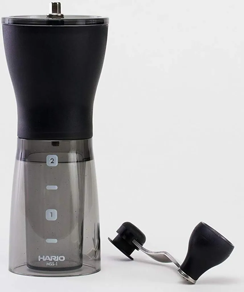 Petit moulin à café manuel Hario pour voyage et camping modèle Slim Plus - 2