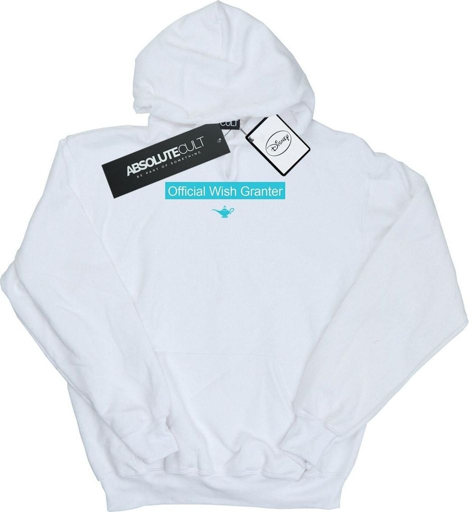 Disney - "Official Wish Granter" Kapuzenpullover für Herren BI7500 (S) (Weiß)