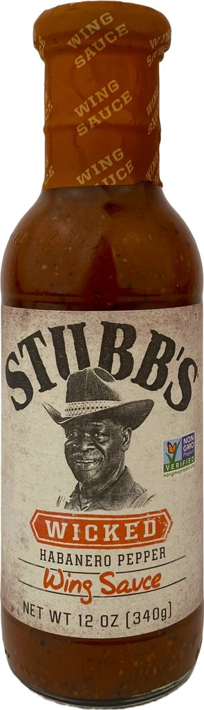 STUBB`S Wicked Habanero Pepper Wing Sauce 330 ml Produktbild 