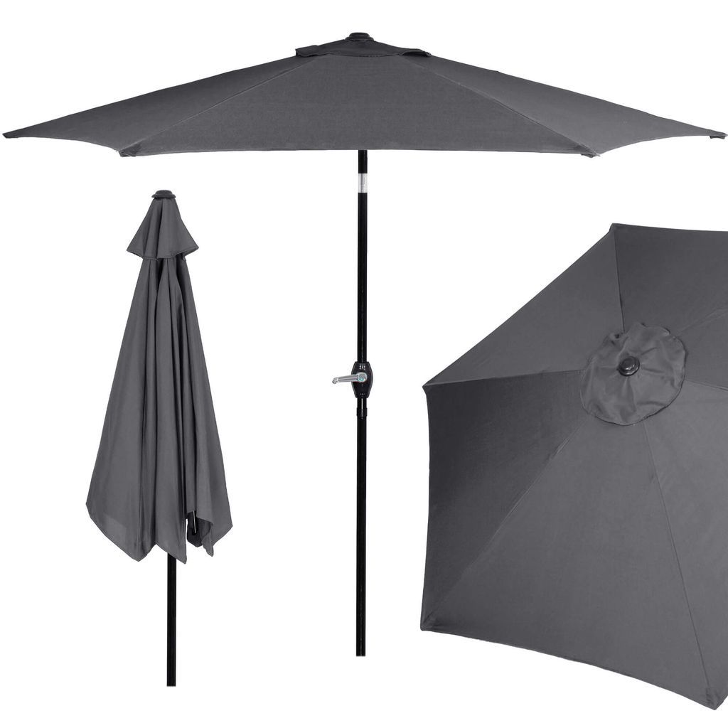 Parasol | Parasols | Kantelbaar | Met Ventilatie | Graphite Productafbeelding 