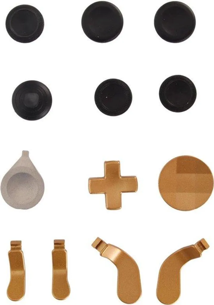 Kit Manettes de Remplacement - Plaque Arrière Métal et Boutons Pro