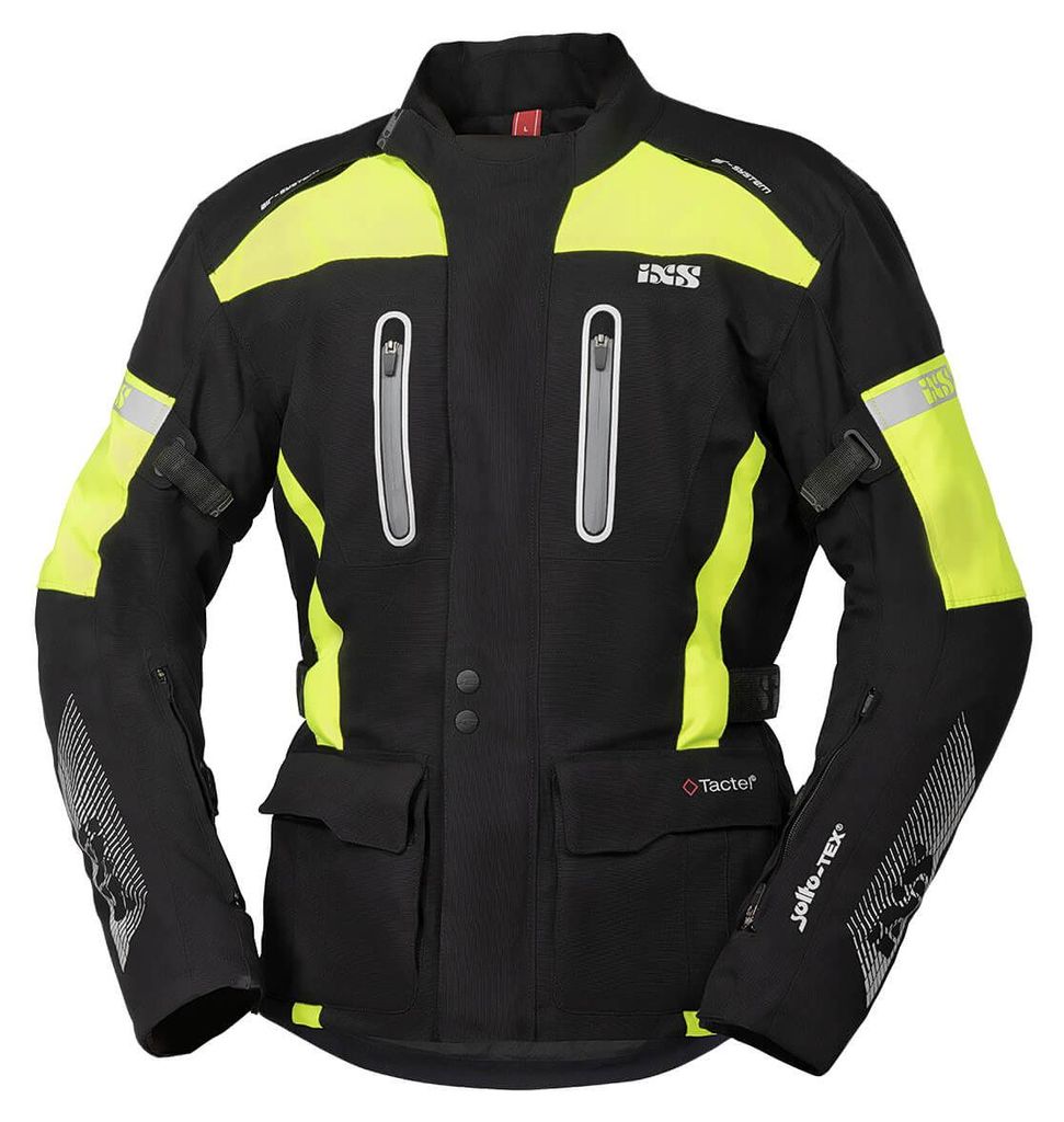 iXS Pacora-ST Textiljacke Herren schwarz / fluo-gelb S