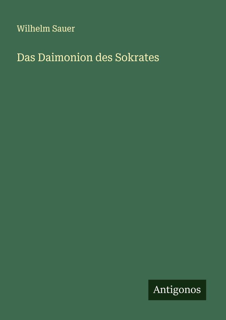 Das Daimonion des Sokrates
