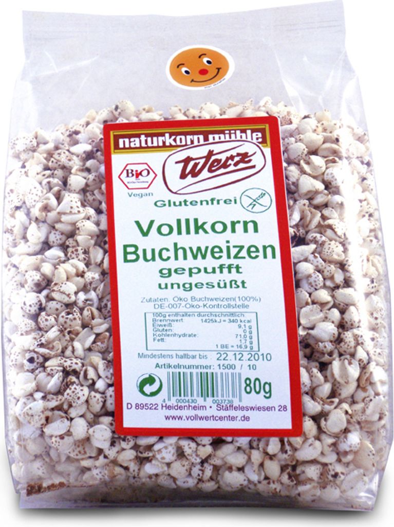 Werz Vollkorn Buchweizen gepufft 80g