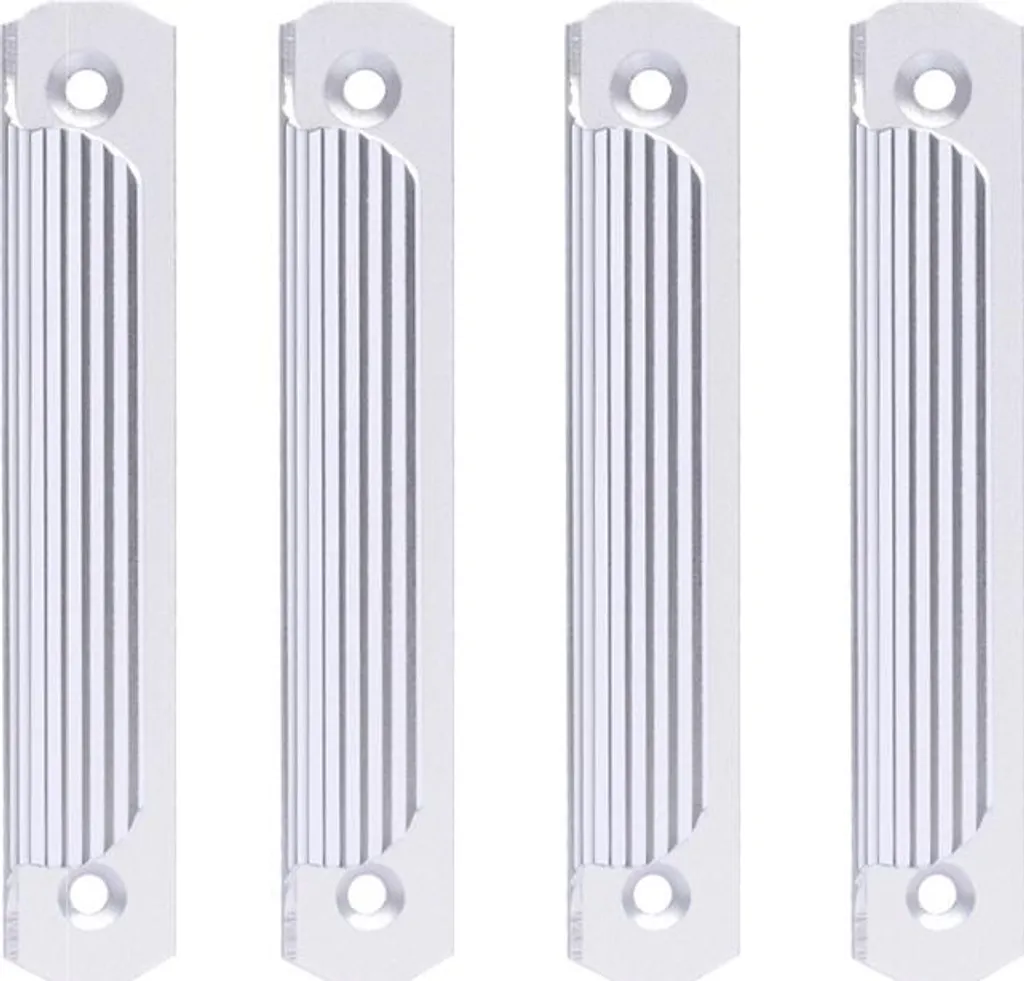 Restyling Mobili: Set 4 Maniglie INF Argento Chic e Luminose