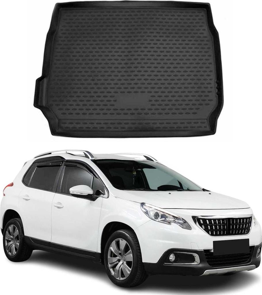 OMAC Tapis de coffre pour Peugeot 2008 2013-2018 sur mesure Image du produit 