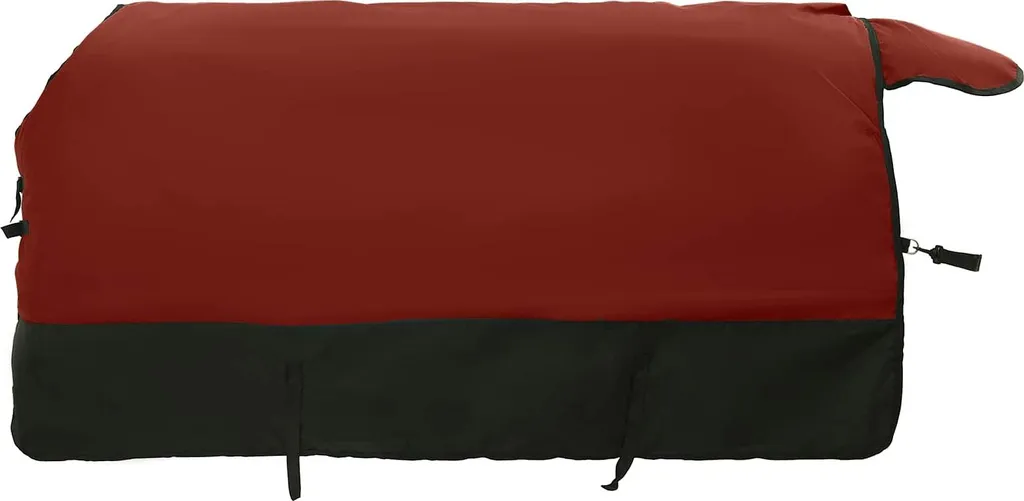 vidaXL Coperta per cavalli verde scuro e nero 155 cm poliestere - 4