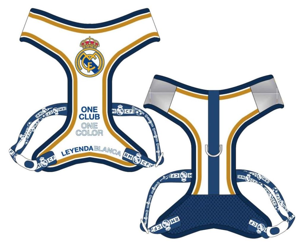 Hondentuig van Real Madrid – verstelbaar en comfortabel – Productafbeelding 