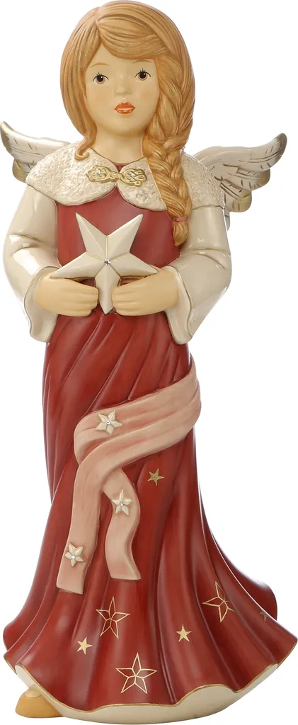 Ange Goebel Pluie scintillante figurine en porcelaine décorative luxe