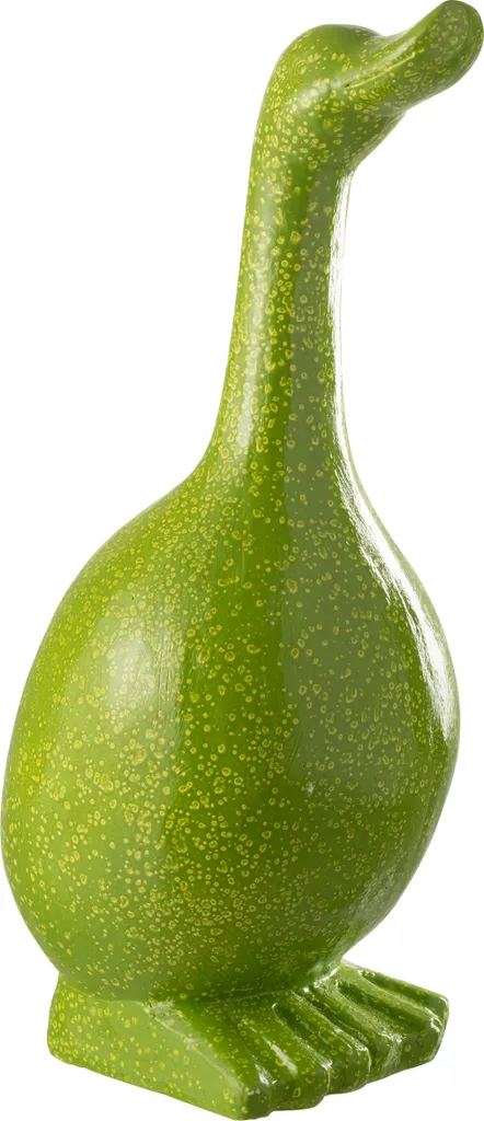 Oie de jardin J-Line verte en MGO : Déco durable qui ne craint pas le gel