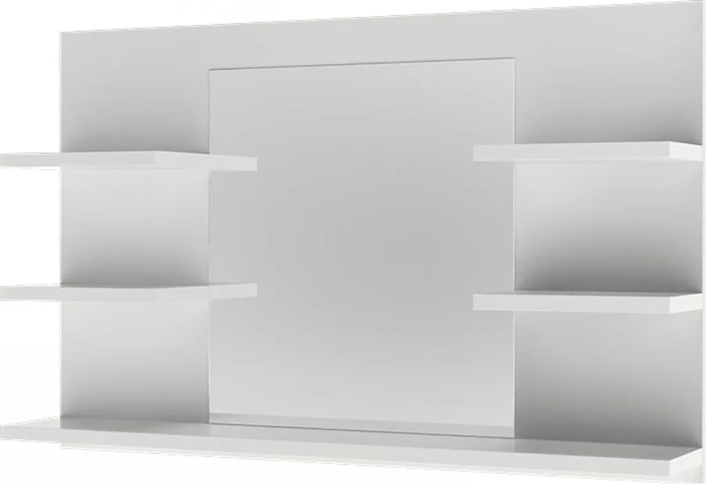 Armoire de salle de bain murale Wilbur Blanche 78cm avec tablettes Vicco