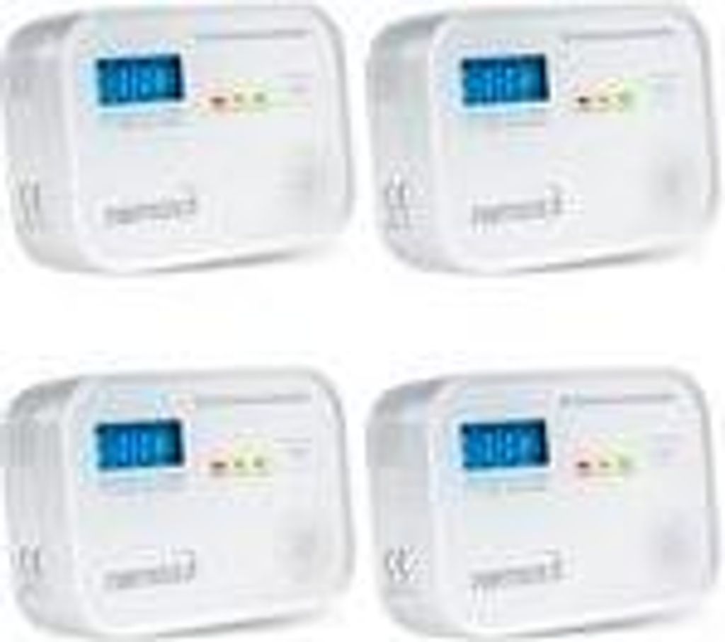 NEMAXX® CM18 4er-Set Kohlenmonoxid-Melder / CO-Warnmelder Produktbild 
