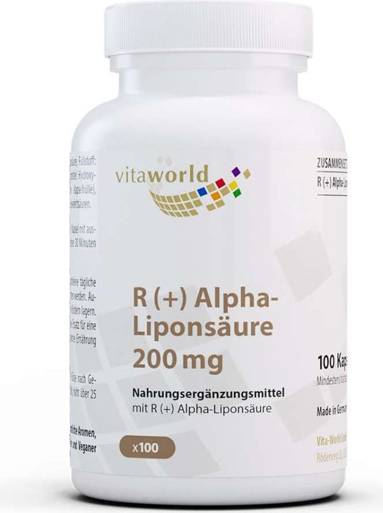 R (+) kyselina alfa-lipoová 200 mg (100 Kps) Obrázok produktu 