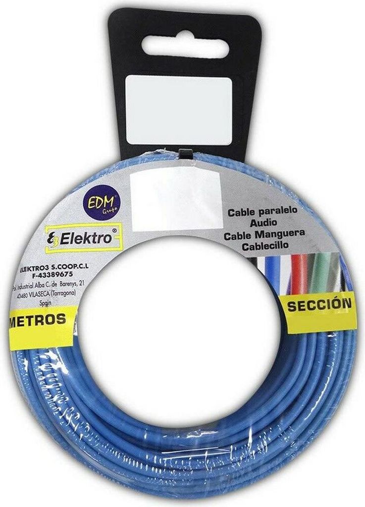 Kabel EDM 28475 Blau 2,5 mm 50 m