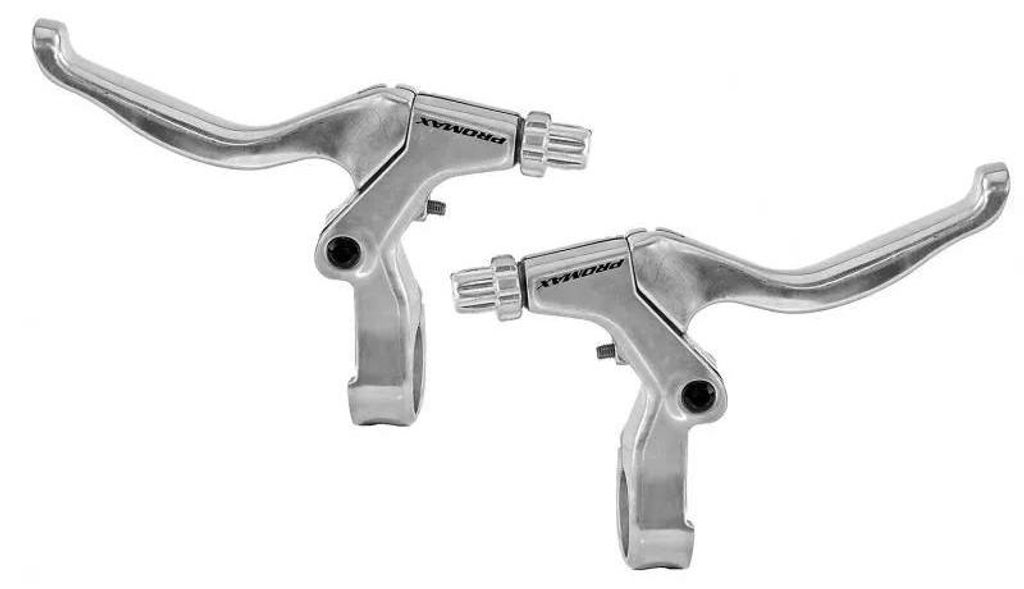 Bremshebel Promax Paar Alu silber für V-Brake + Cantilever