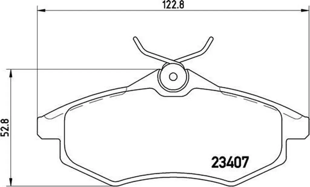 Plaquettes de frein Brembo P 61 074 pour Citroën C2 et C3 OE 1611457180