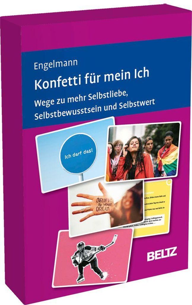 Konfetti für mein Ich Kartenset – 60 Karten mit Übungen für Selbstwert, Selbstbewusstsein und Selbstliebe