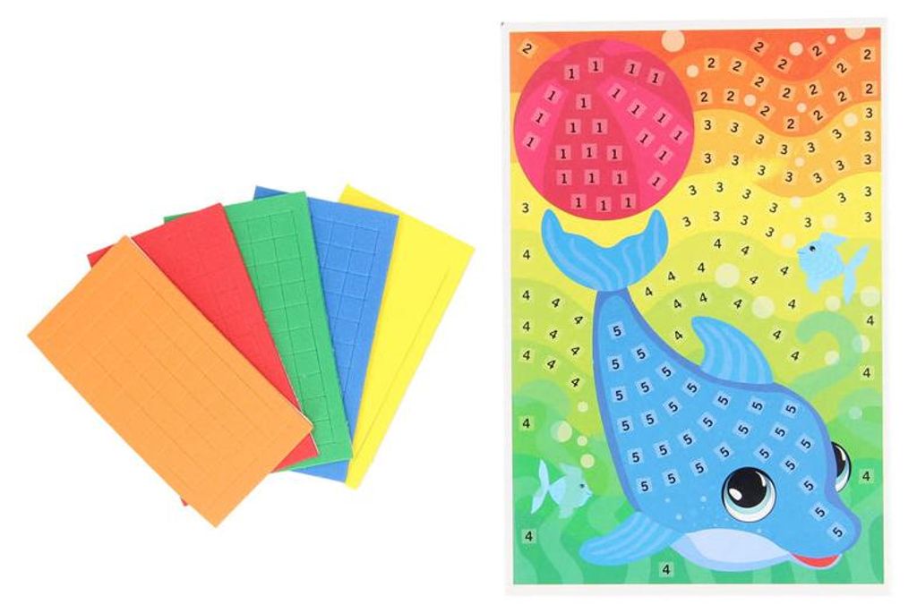 Einen Mosaikdelfin herstellen