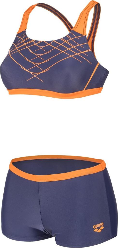 arena Sport Bikini Proposol Swimsuit Damen, Farbe:Blau, Größe:46