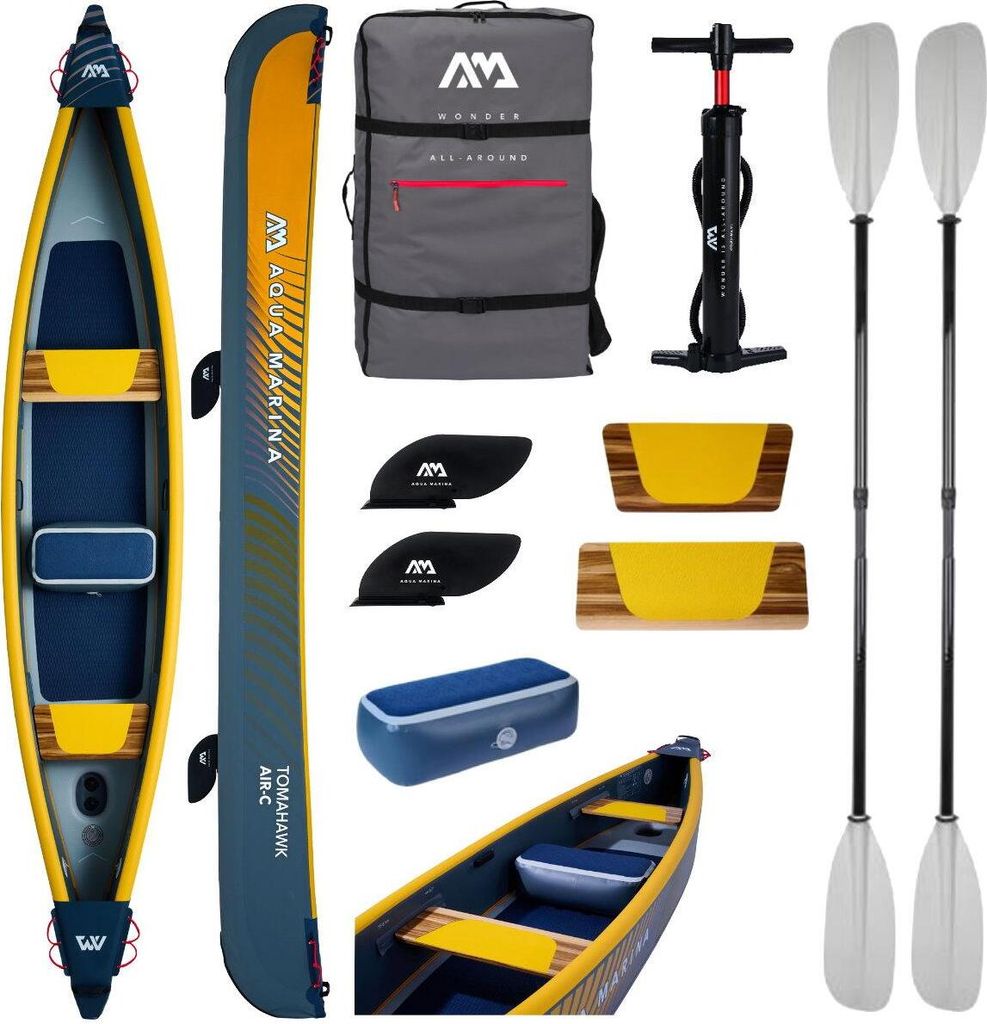 Aqua Marina TOMAHAWK AIR-C 3 persone kayak gonfiabile canoa Immagine del prodotto 