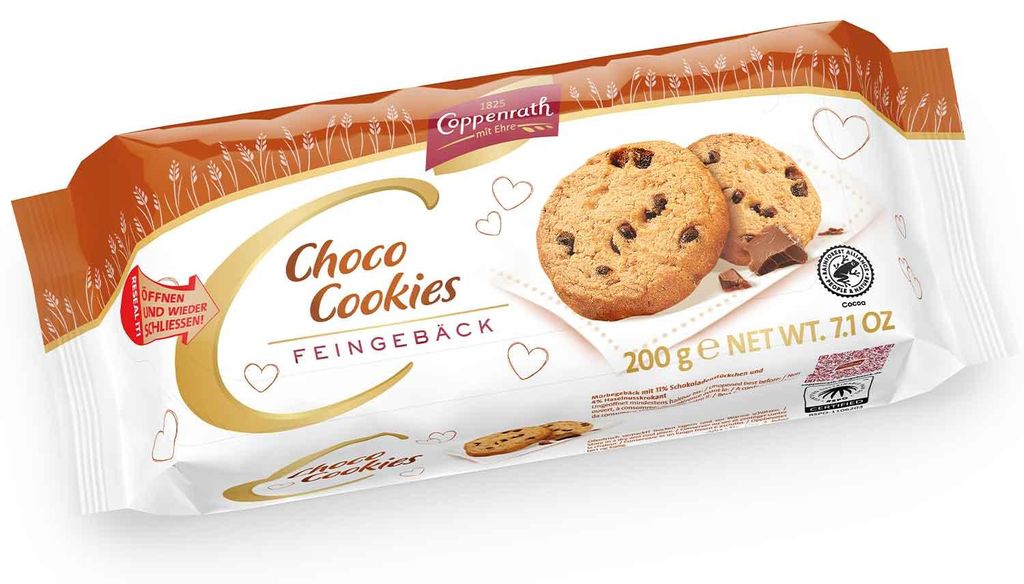 Choco Cookies Hausgebäck von Coppenrath, 200g Produktbild 