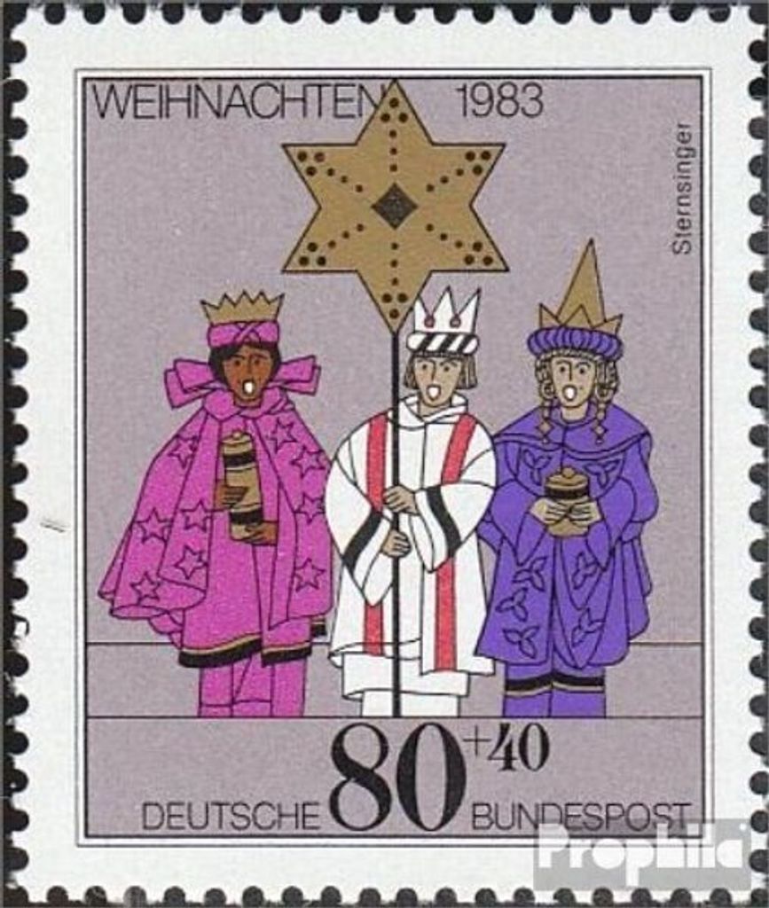 Briefmarken BRD (BR.Deutschland) 1983 Mi 1196 (kompl.Ausg.) FDC Weihnachten