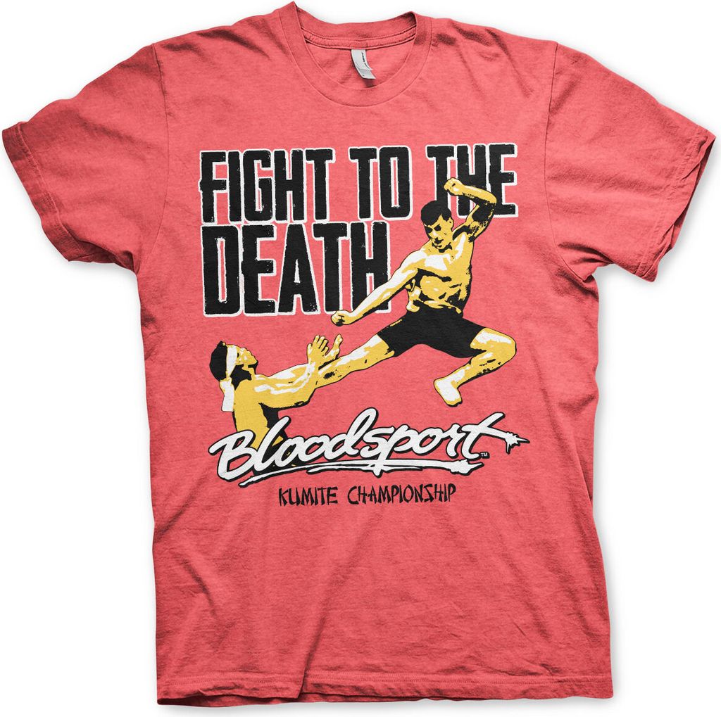 Bloodsport - Fight To The Death T-Shirt - XX-Large - Red-Heather