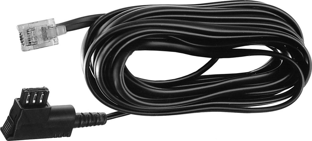 VIVanco TAE Telefonkabel, TAE-F-Stecker auf RJ11-Stecker 6p4c, 6,0 m (19404)