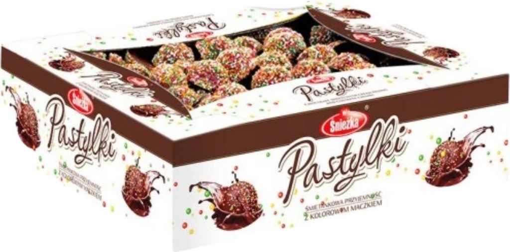 ŚNIEŻKA Pastylki z Maczkiem Pyszne Cukierki z Posypką Zdjęcie produktu 