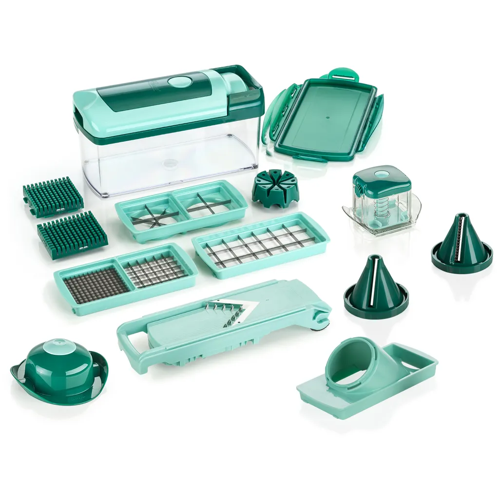 Affettaverdure Multiuso Genius Nicer Dicer Fusion Julietti - Set 16 Pezzi