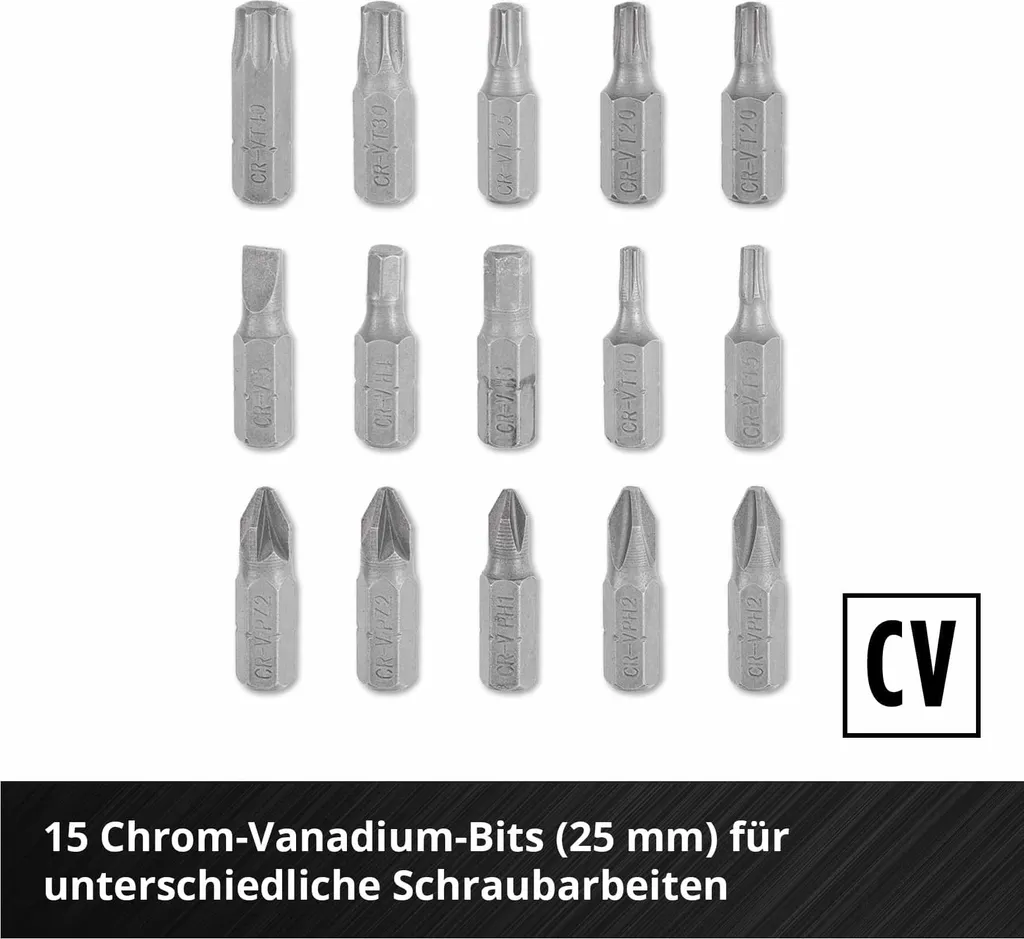 Set de 28 Embouts de Vissage Einhell S-CASE pour Perceuses et Visseuses - 2