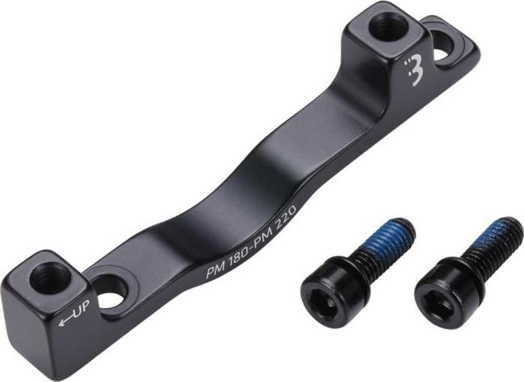 BBB Cycling postmount adapter PowerMount PM 203mm / 220mm schwarz - präzise S...