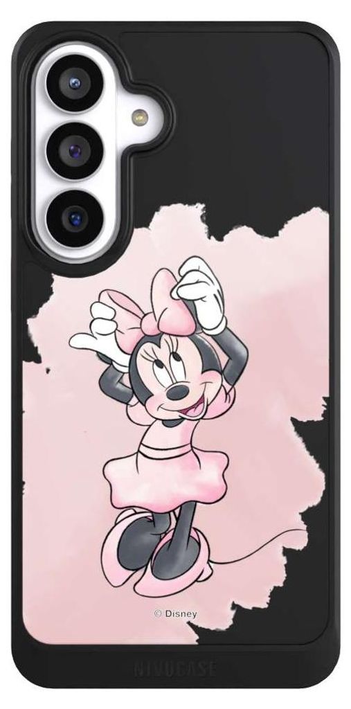NIVOCASE Hülle für Samsung Galaxy S26+ Handyhülle NIVOcore Case Schwarz Disney Motiv ohne Hintergrund